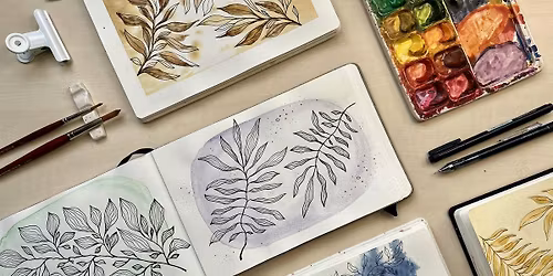 Creative Evening | Meditative Leaves Drawing with Ink & Watercolor — museum-expo in Delft