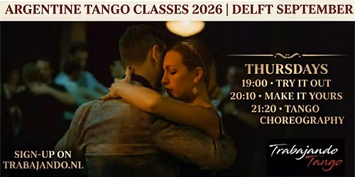 Argentijnse Tango – Lessen in September — Uitgaan in Delft