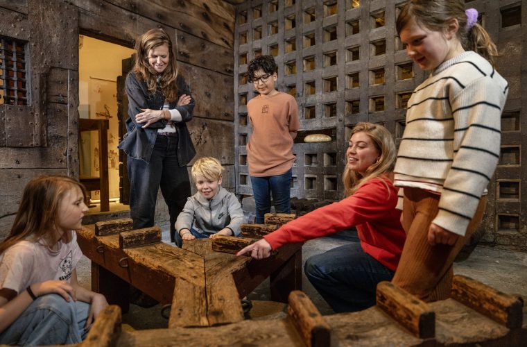 Historische gevangenis Het Steen in Delft, een van de oudste nog bewaarde gevangenisgebouwen van Nederland