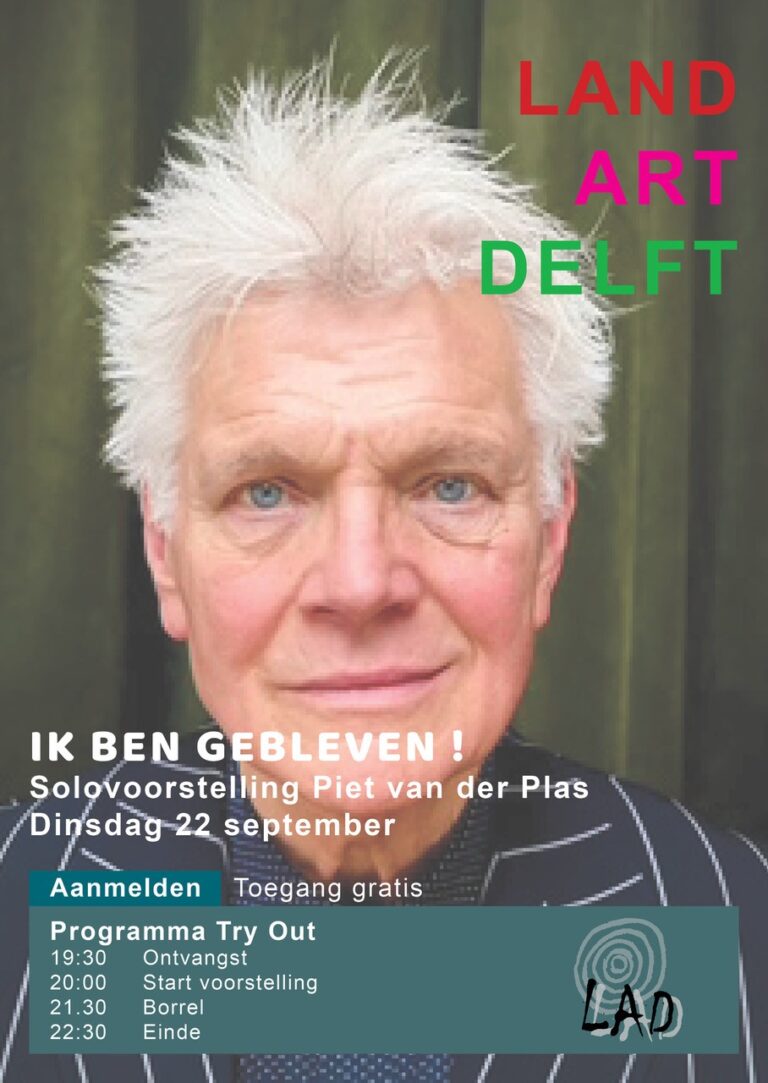 ‘Ik ben gebleven’ door Piet van der Pas — theater in Delft